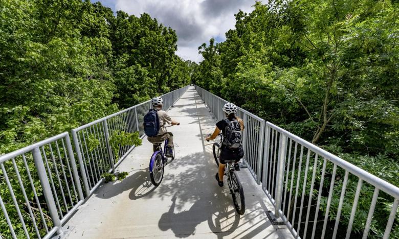 The Yancopin Trailhead section at Delta Heritage Trail State Park is opening soon. Photo by Kirk Jordan. 